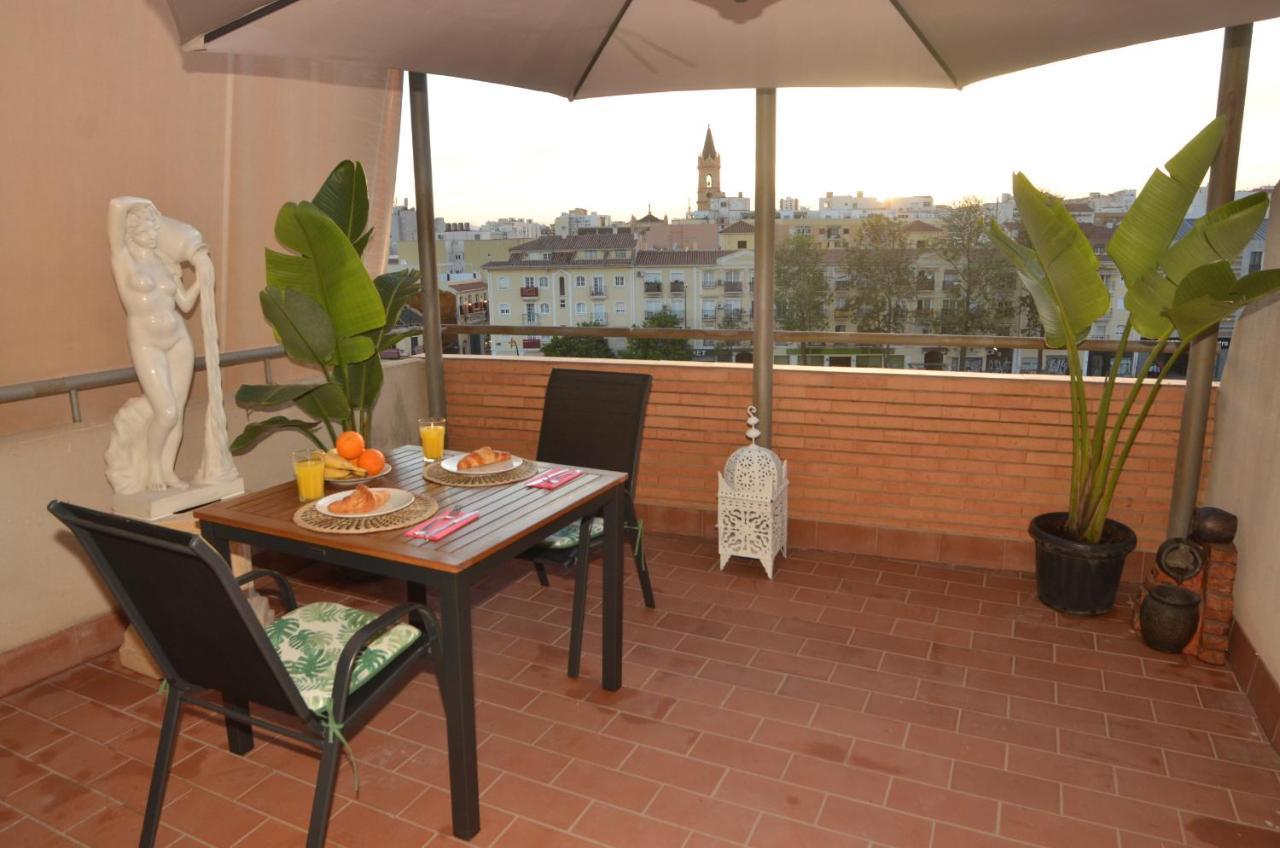 Habitacion Grande Con Terraza Privada, Malaga Centro Buitenkant foto