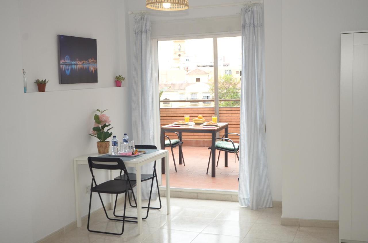 Habitacion Grande Con Terraza Privada, Malaga Centro Buitenkant foto